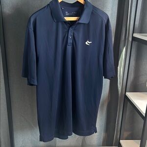 Golf polo Under Armour Men's Navy Blue Performance Polo Shirt XL